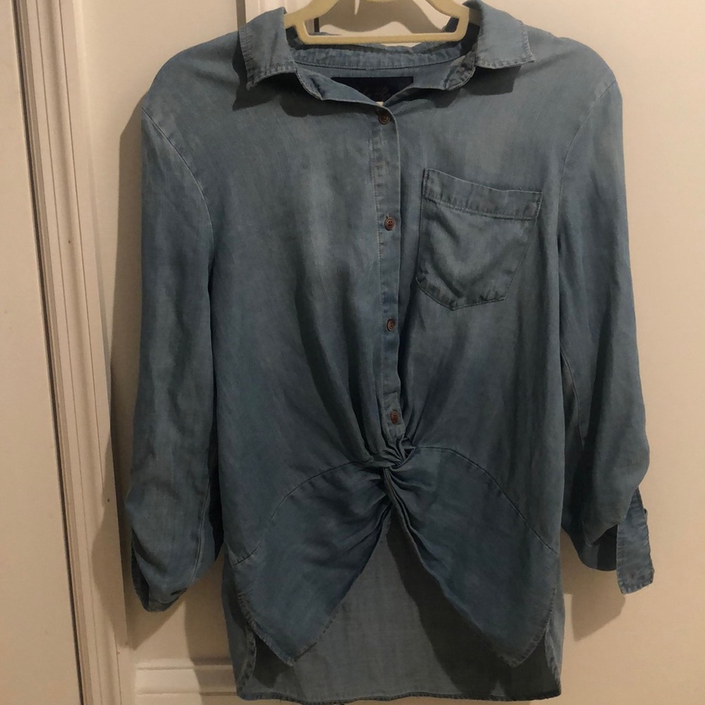 rain denim top size S